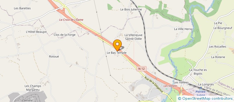 localisation de l'entreprise MONSIEUR JEAN-PIERRE CORNILLET à PLENEE-JUGON