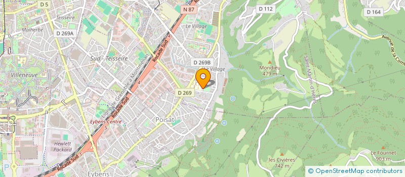 localisation de l'entreprise MONSIEUR JEAN PIERRE COTTE à SAINT-MARTIN-D'HERES