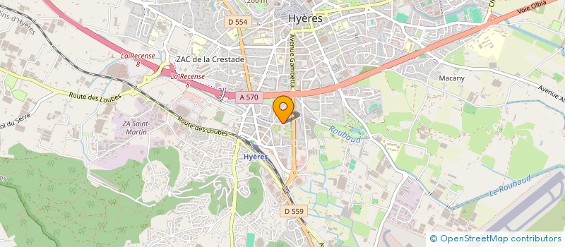 localisation de l'entreprise MONSIEUR JEAN-PIERRE COUCHARD à HYERES