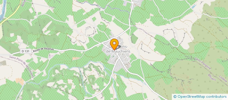 localisation de l'entreprise MONSIEUR JEAN-PIERRE COUCHET à SAINT-PONS-DE-MAUCHIENS