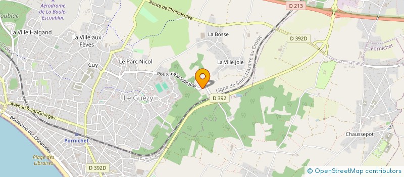 localisation de l'entreprise MONSIEUR JEAN PIERRE COUGOULIC  LA BAULE-ESCOUBLAC