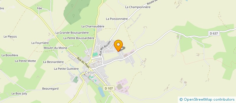 localisation de l'entreprise MONSIEUR JEAN-PIERRE COULON à CETON