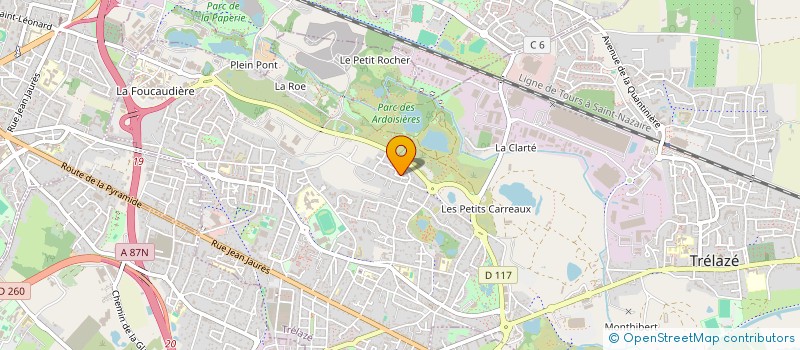 localisation de l'entreprise MONSIEUR JEAN-PIERRE COULONNIER  TRELAZE