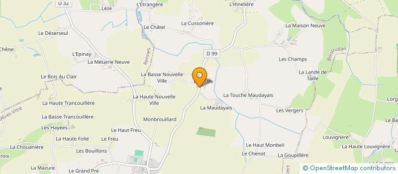 localisation de l'entreprise MONSIEUR JEAN-PIERRE COUPEAU  BOISTRUDAN