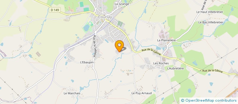 localisation de l'entreprise MONSIEUR JEAN-PIERRE COURRILLAUD  COURLAY