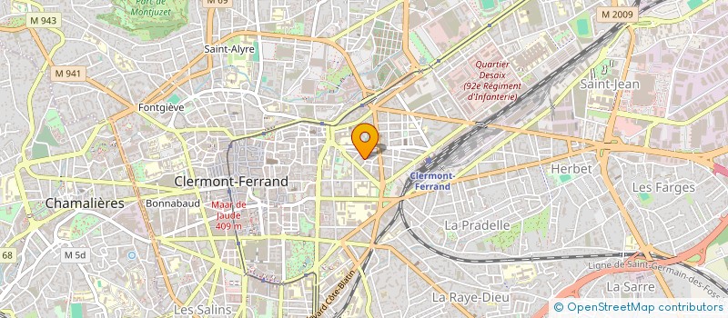 localisation de l'entreprise MONSIEUR JEAN-PIERRE COURTIAL  CLERMONT-FERRAND