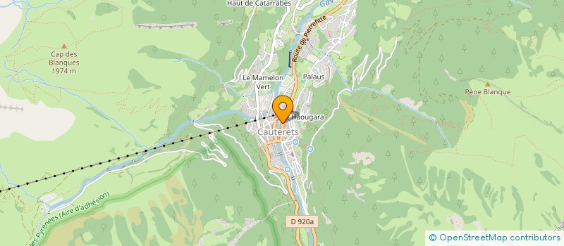 localisation de l'entreprise MONSIEUR JEAN-PIERRE COURTIAU à CAUTERETS