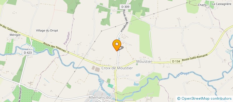 localisation de l'entreprise MONSIEUR JEAN-PIERRE COUTELIER  MOUSTIER