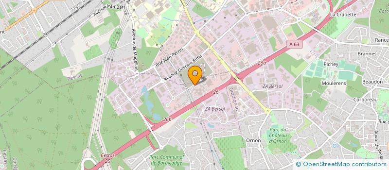 localisation de l'entreprise MONSIEUR JEAN-PIERRE CRABOS  CANEJAN