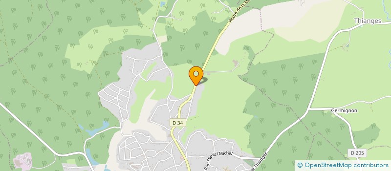 localisation de l'entreprise MONSIEUR JEAN-PIERRE CRINON  LA MACHINE