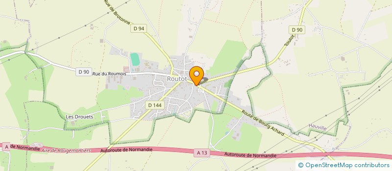 localisation de l'entreprise MONSIEUR JEAN-PIERRE CROGUENNEC  ROUTOT