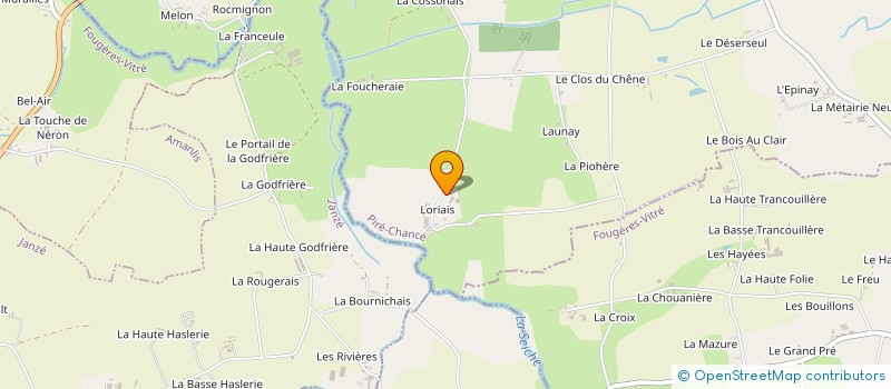 localisation de l'entreprise MONSIEUR JEAN-PIERRE CROUTON  DOMALAIN