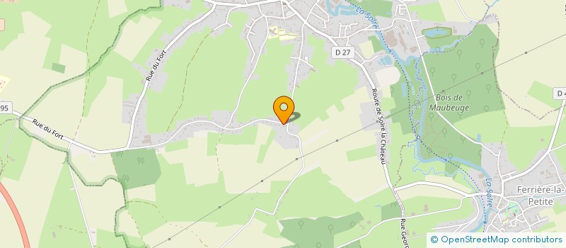 localisation de l'entreprise MONSIEUR JEAN-PIERRE CUISSET  FERRIERE-LA-GRANDE