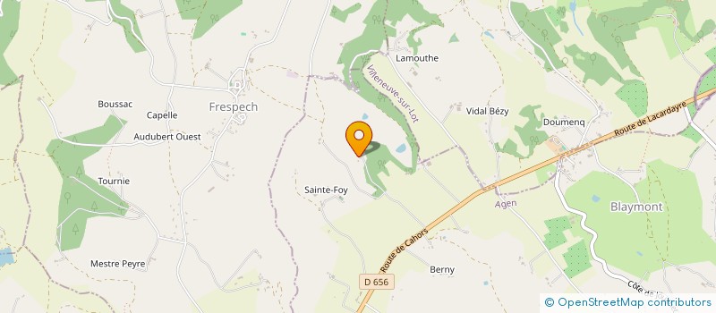 localisation de l'entreprise MONSIEUR JEAN-PIERRE CUNICO  BLAYMONT