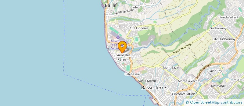 localisation de l'entreprise MONSIEUR JEAN PIERRE CYPRIENNE à BASSE-TERRE