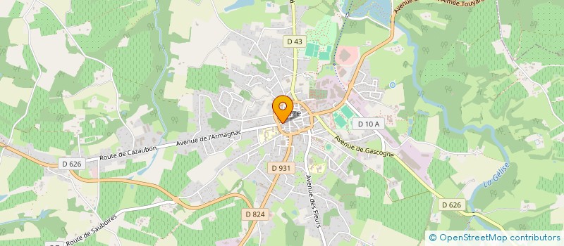 localisation de l'entreprise MONSIEUR JEAN-PIERRE D ANDREA  EAUZE