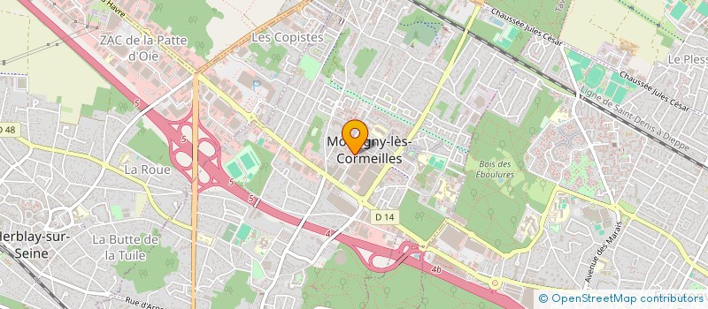 localisation de l'entreprise MONSIEUR JEAN-PIERRE DACCACHE  MONTIGNY-LES-CORMEILLES