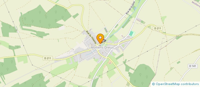 localisation de l'entreprise MONSIEUR JEAN-PIERRE DALIBOT  MOLLIENS-DREUIL