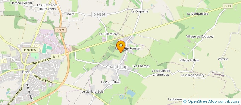 localisation de l'entreprise MONSIEUR JEAN-PIERRE DALLET à CHANTELOUP
