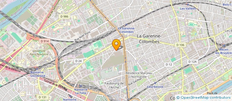 localisation de l'entreprise MONSIEUR JEAN-PIERRE DALLOZ-PETIT-MOTTET  LA GARENNE-COLOMBES