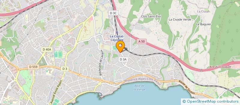 localisation de l'entreprise MONSIEUR JEAN-PIERRE DANIEL à LA CIOTAT