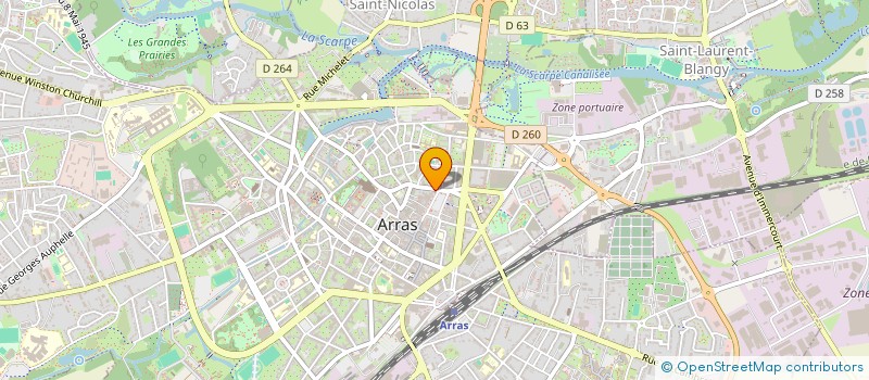 localisation de l'entreprise MONSIEUR JEAN PIERRE DARGENT à ARRAS