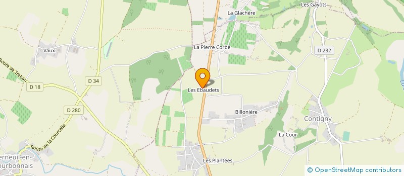 localisation de l'entreprise MONSIEUR JEAN PIERRE DARMANGEAT  VERNEUIL-EN-BOURBONNAIS