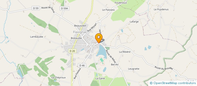 localisation de l'entreprise MONSIEUR JEAN-PIERRE DARTHOUT à FLAVIGNAC