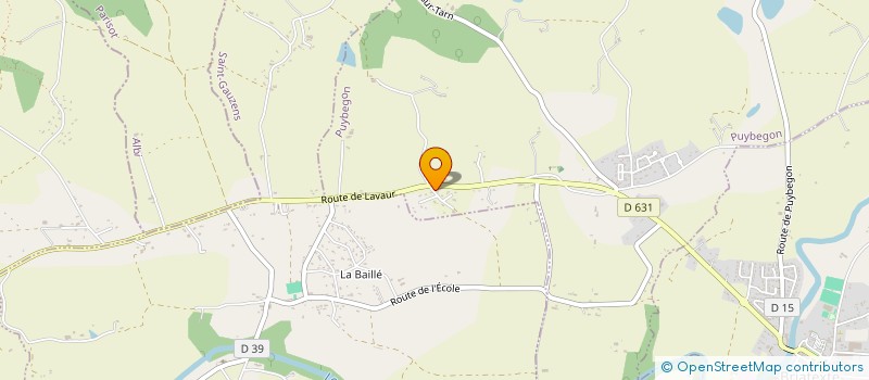 localisation de l'entreprise MONSIEUR JEAN-PIERRE DAUDET  PUYBEGON