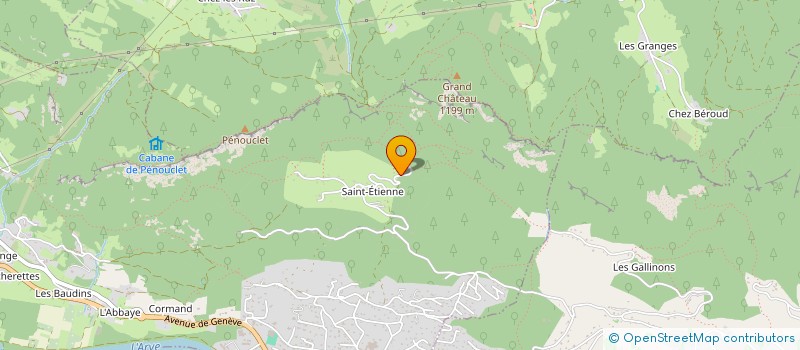 localisation de l'entreprise MONSIEUR JEAN PIERRE DAVORY  MONT-SAXONNEX