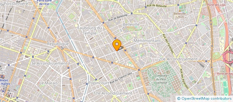 localisation de l'entreprise MONSIEUR JEAN-PIERRE DE BRUN  PARIS