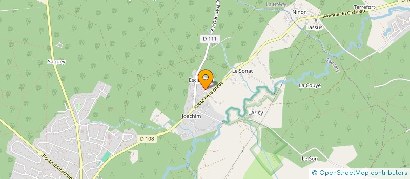 localisation de l'entreprise MONSIEUR JEAN-PIERRE DE OLIVEIRA  SAUCATS