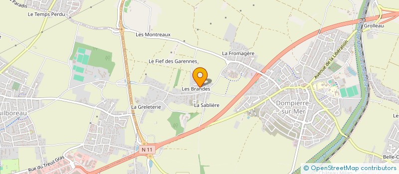 localisation de l'entreprise MONSIEUR JEAN-PIERRE DEBAIGUE à DOMPIERRE-SUR-MER