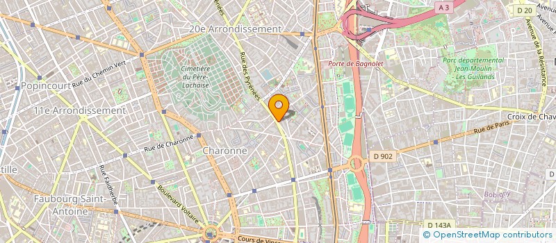 localisation de l'entreprise MONSIEUR JEAN PIERRE DEBARBAT  PARIS