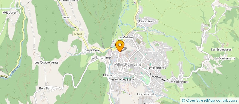 localisation de l'entreprise MONSIEUR JEAN-PIERRE DEBISSCHOP à VILLARD-DE-LANS
