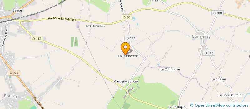 localisation de l'entreprise MONSIEUR JEAN-PIERRE DEBOS  PONTORSON