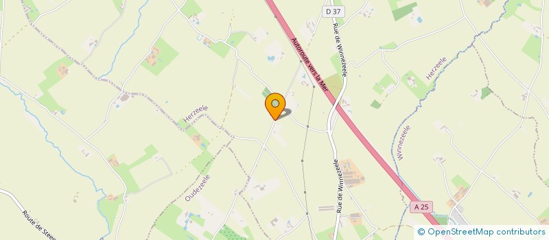 localisation de l'entreprise MONSIEUR JEAN-PIERRE DECLERCK  HERZEELE