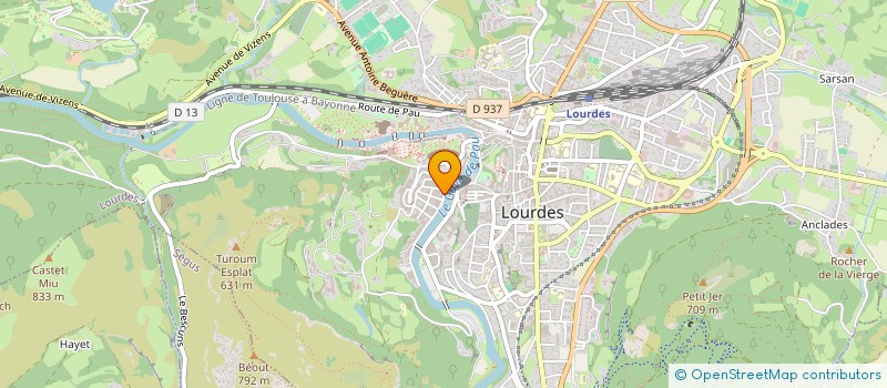 localisation de l'entreprise MONSIEUR JEAN-PIERRE DEFOL  LOURDES