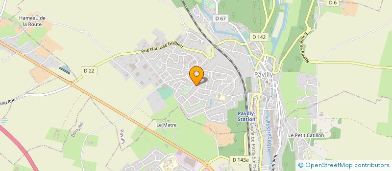 localisation de l'entreprise MONSIEUR JEAN-PIERRE DEFRANCE  PAVILLY