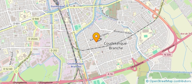 localisation de l'entreprise MONSIEUR JEAN-PIERRE DEHONDT  COUDEKERQUE-BRANCHE