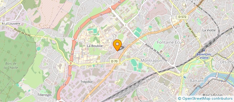 localisation de l'entreprise MONSIEUR JEAN-PIERRE DELACROIX  BESANCON