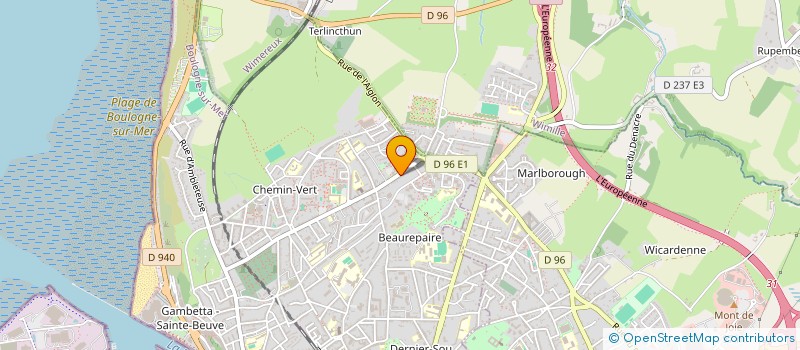 localisation de l'entreprise MONSIEUR JEAN-PIERRE DELATTRE à BOULOGNE-SUR-MER