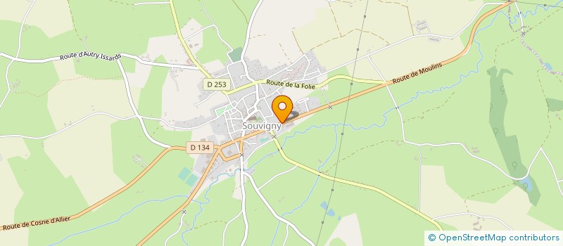 localisation de l'entreprise MONSIEUR JEAN-PIERRE DELAUME  SAINT-MENOUX