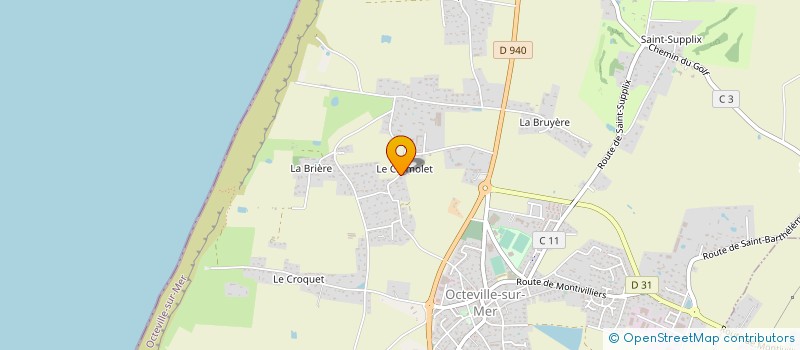 localisation de l'entreprise MONSIEUR JEAN-PIERRE DELAUNAY  OCTEVILLE-SUR-MER