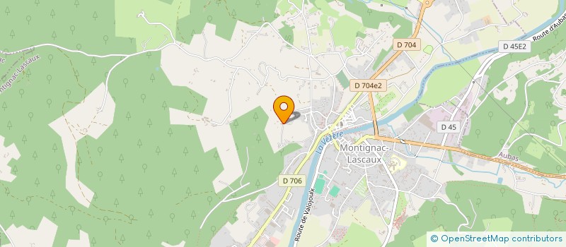 localisation de l'entreprise MONSIEUR JEAN PIERRE DELCOMBEL  MONTIGNAC-LASCAUX