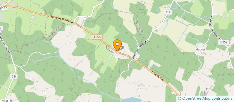 localisation de l'entreprise MONSIEUR JEAN-PIERRE DELMON  SAINT-MARTIN-CURTON