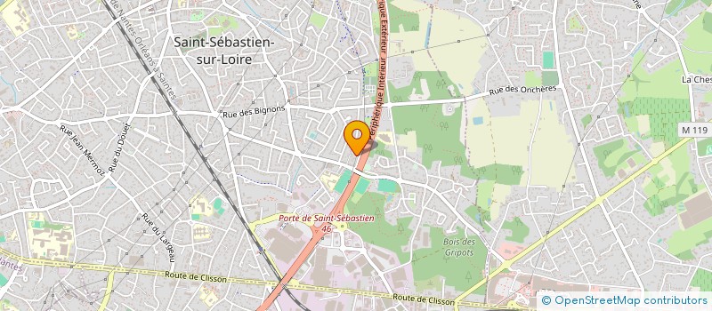 localisation de l'entreprise MONSIEUR JEAN-PIERRE DELORIERE à SAINT-SEBASTIEN-SUR-LOIRE