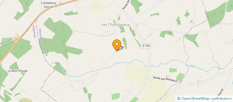 localisation de l'entreprise MONSIEUR JEAN-PIERRE DELORME à LES CHAMPEAUX