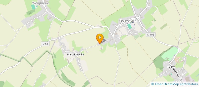 localisation de l'entreprise MONSIEUR JEAN-PIERRE DELPLANQUE  BOURSEVILLE