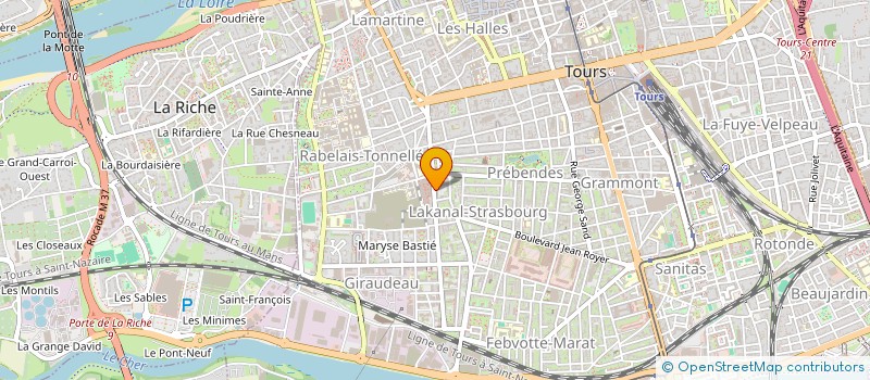 localisation de l'entreprise MONSIEUR JEAN-PIERRE DELRIEU à TOURS
